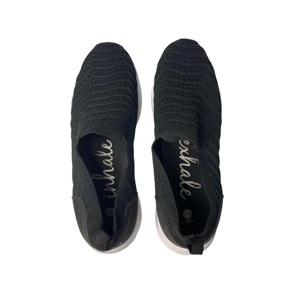 Apana Inhale Women’s Comfy Slip On Black‎ Sneaker Shoes 9 #AF9988 - Picture 6 of 8